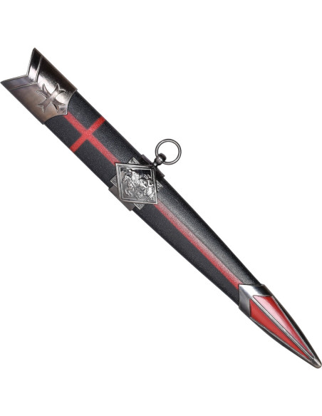 Dague templière décorative avec...