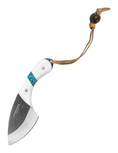 Couteau à écorcher Micarta Blue River