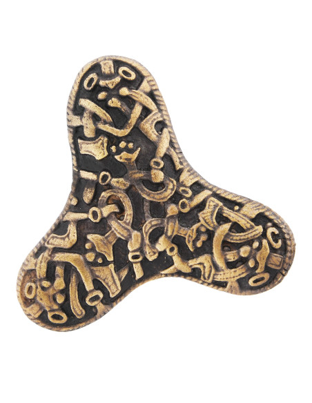 Broche viking avec fibule trèfle en...