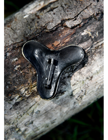 Broche viking avec fibule trèfle en...
