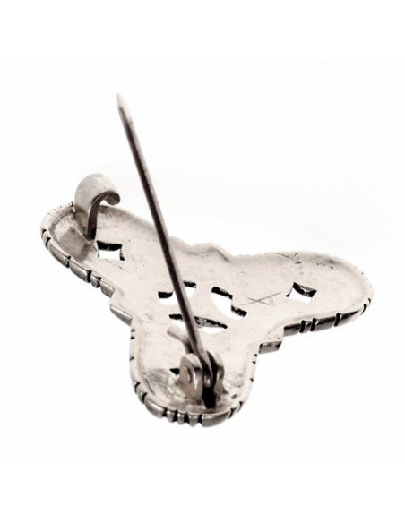 Broche Viking trèfle style Borre