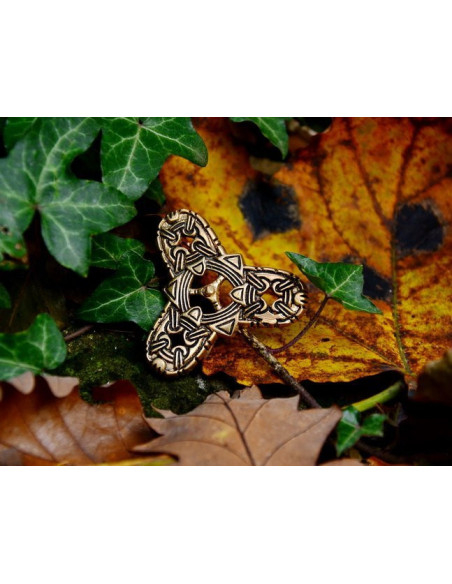 Broche Viking trèfle style Borre