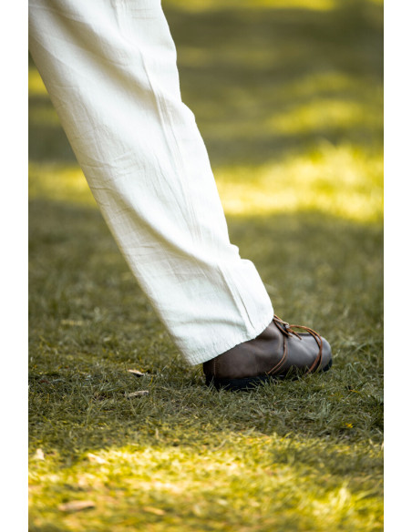 Pantalon médiéval Dirk, couleur blanc...