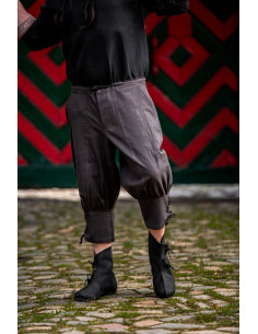 Pantalon viking marron aux genoux