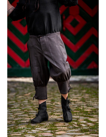 Pantalon viking marron aux genoux