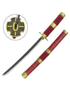 Katana miniature Roronoa zoro Sandai Kitetsu (43 cm.)