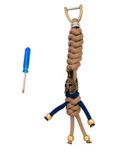 Porte-clés Paracord modèle Spartan, différentes couleurs 2