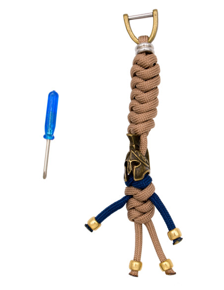 Porte-clés Paracord modèle Spartan,...