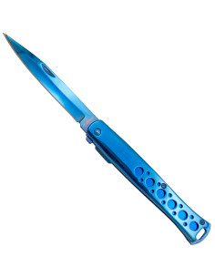 Couteau de troisième marque, modèle bleu vif (22,8 cm.)