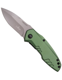 Troisième couteau tactique à manche vert (15,4 cm.)