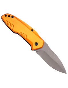Troisième couteau tactique à manche orange (15,4 cm.) 2