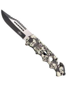 Troisième conception de crâne de couteau tactique (21,2 cm.)