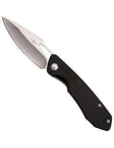 Troisième couteau de campagne avec manche noir (17 cm.)