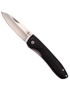 Troisième couteau de campagne en bois noir (16,5 cm.)