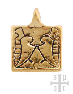 Raccord de ceinture Viking en laiton pour la décoration