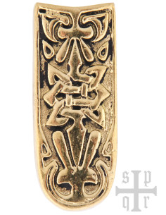 Embout de ceinture Viking en laiton à décorer