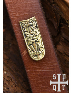 Embout de ceinture Viking en laiton à décorer 2