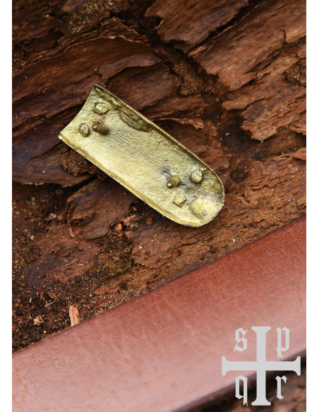 Embout de ceinture Viking en laiton à...