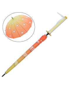 Parapluie à poignée Katana de Zenitsu Agatsuma, Kimetsu...