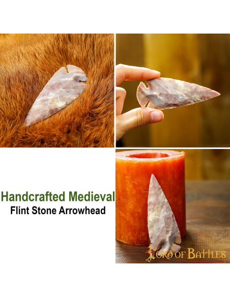 Pointe de flèche en pierre de silex...