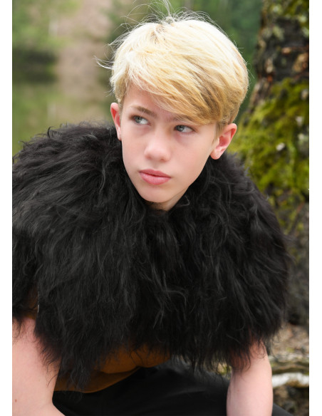 Épaulière Viking pour enfant en peau...