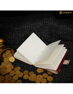 Agenda médiéval en cuir fait main modèle Déesse 2