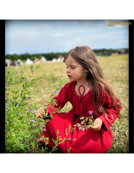 Robe médiévale pour fille modèle...