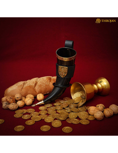 Corne à boire viking modèle champion...