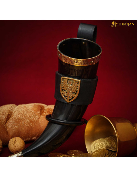 Corne à boire viking modèle champion...