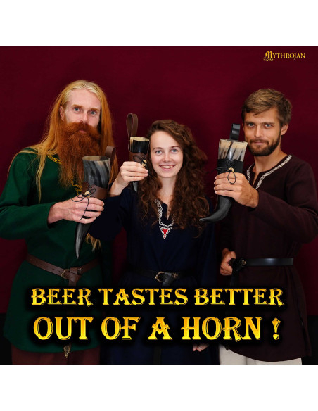 Corne à boire viking modèle champion...