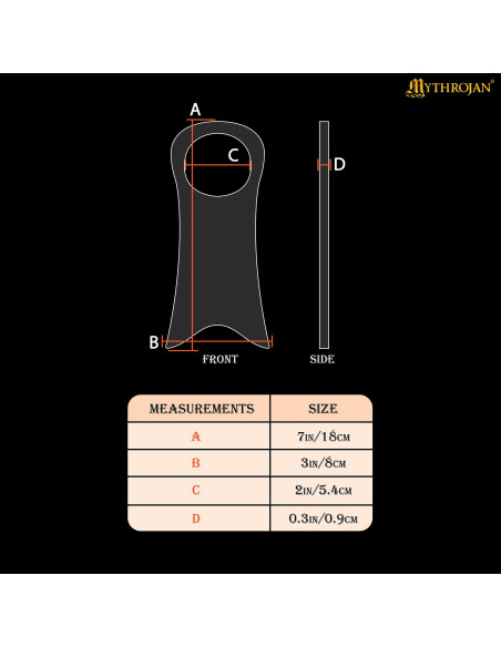 Support de corne en bois (17,7 cm)