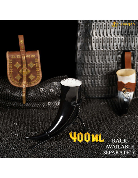 Corne à boire Viking avec sac (400 ml.)