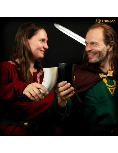 Corne à boire Viking avec sac (400 ml.)