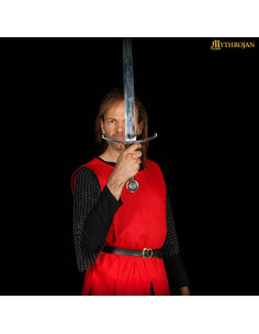 Tabard de guerrier viking médiéval, rouge 2