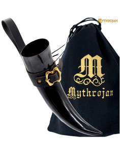 Corne à boire Viking modèle Loyal Soldier (600 ml.)