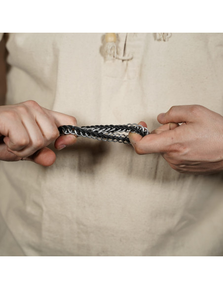 Bracelet élastique en cotte de...