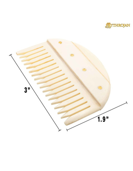 Peigne médiéval germanique fait à la...