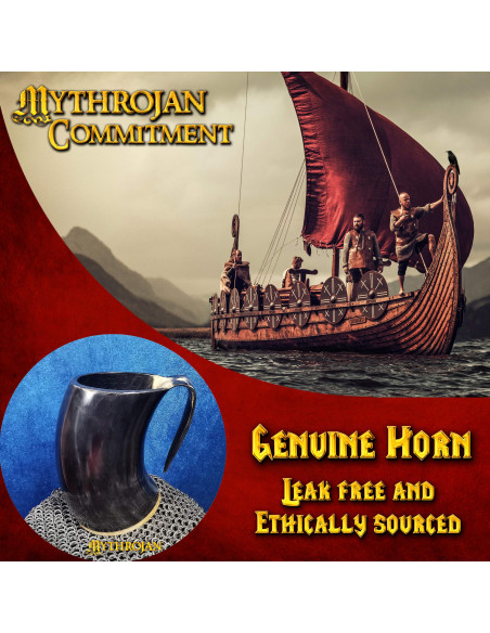 Pichet médiéval avec bracelet en cuir...