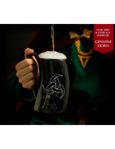 Pichet médiéval Triple corne d'Odin...