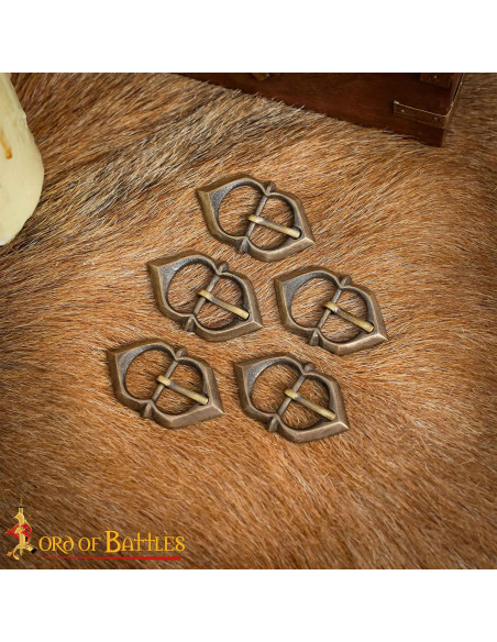 Lot de 5 boucles vieillies pour...