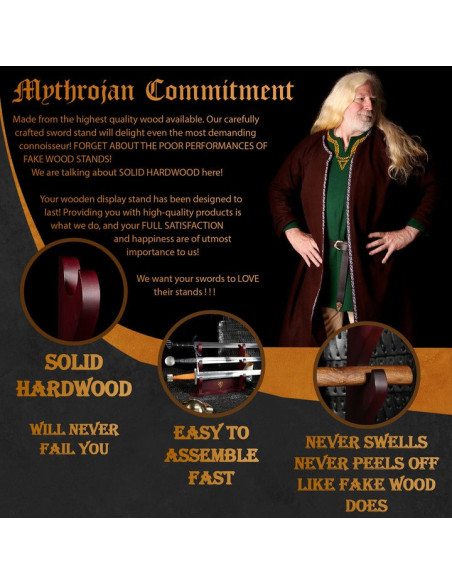 Support de table pour 3 épées (35,5 x...