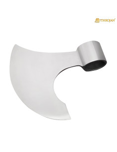 Tête de hache viking-médiévale en acier