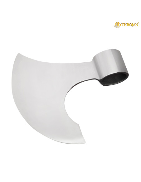 Tête de hache viking-médiévale en acier