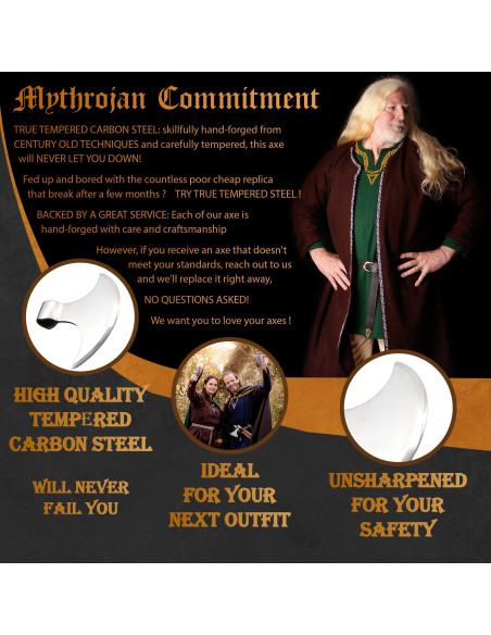 Tête de hache viking-médiévale en...