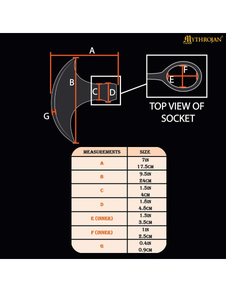 Tête de hache viking-médiévale en...