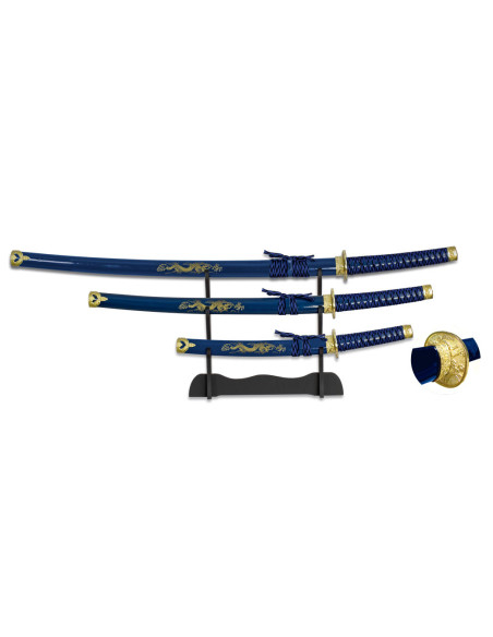 rouge Katana, Wakizashi et Tanto de...