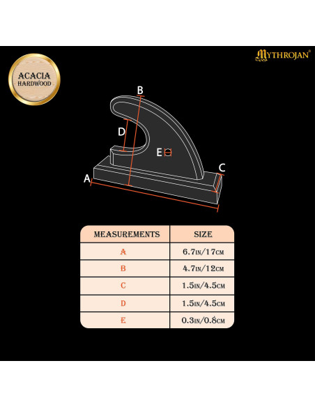 Support mural en bois pour accrocher...