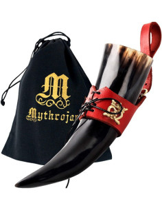 Corne à boire viking modèle Dama Elegante (250 ml.)