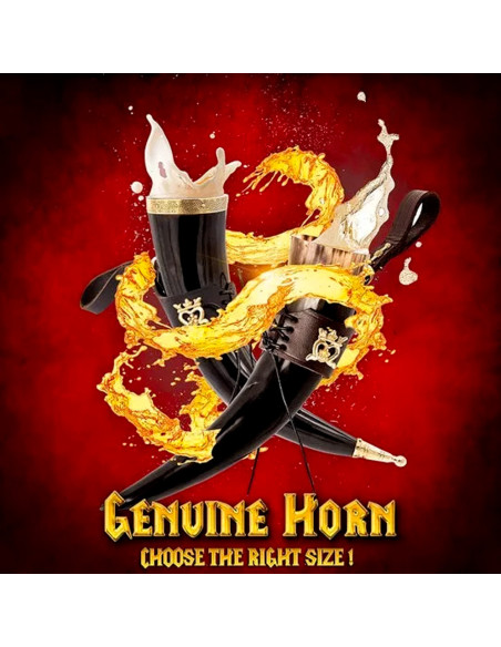 Corne à boire viking modèle Dama...