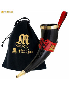 Corne à boire viking modèle Dama Elegante (350 ml.)